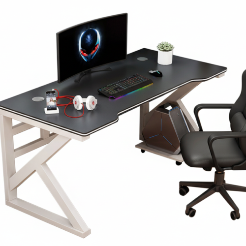 modern fashion new design gaming desk computer table with powder coating leg